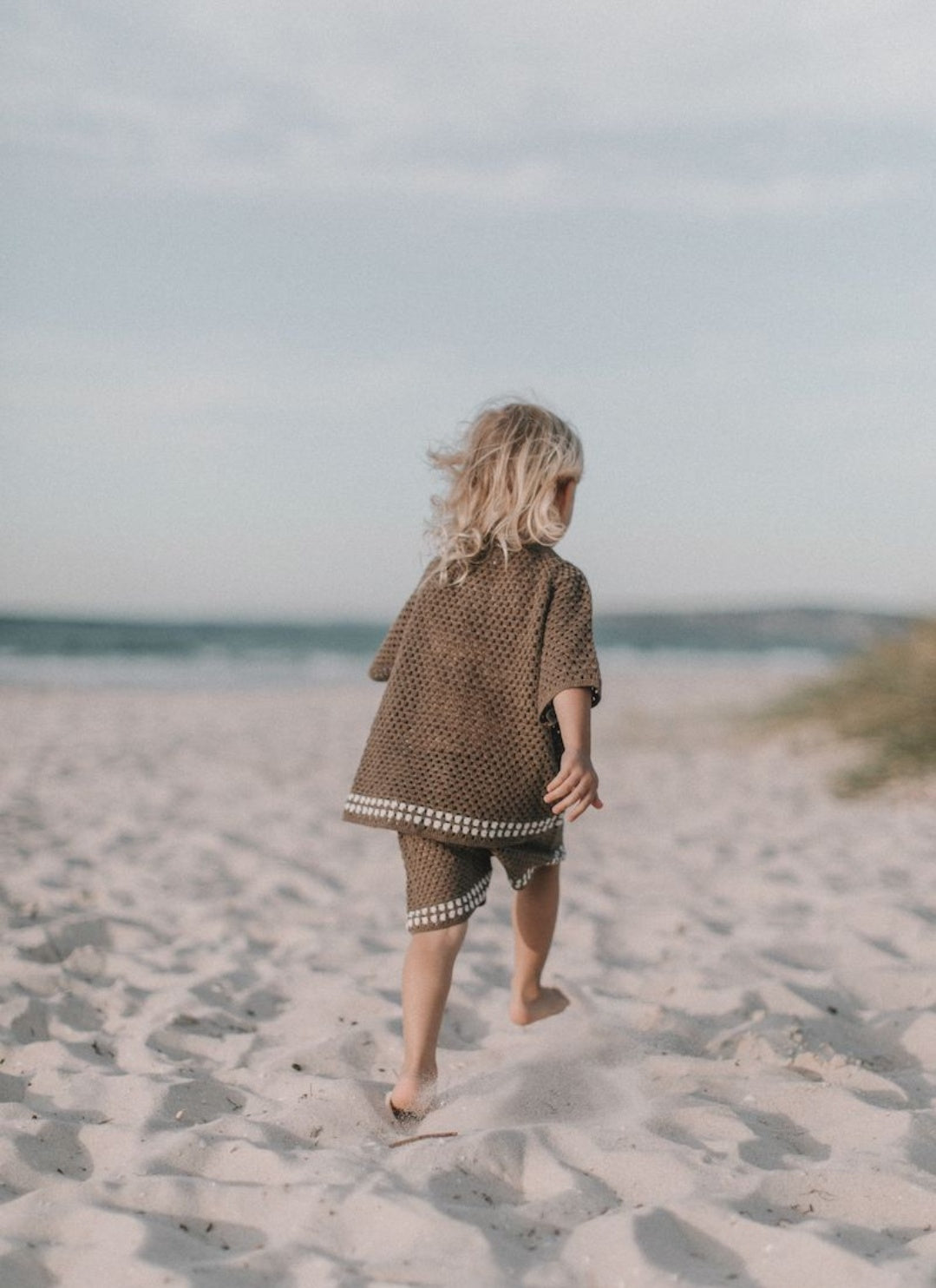 【LAST ONE】Hand Crochet Shorts - Mud