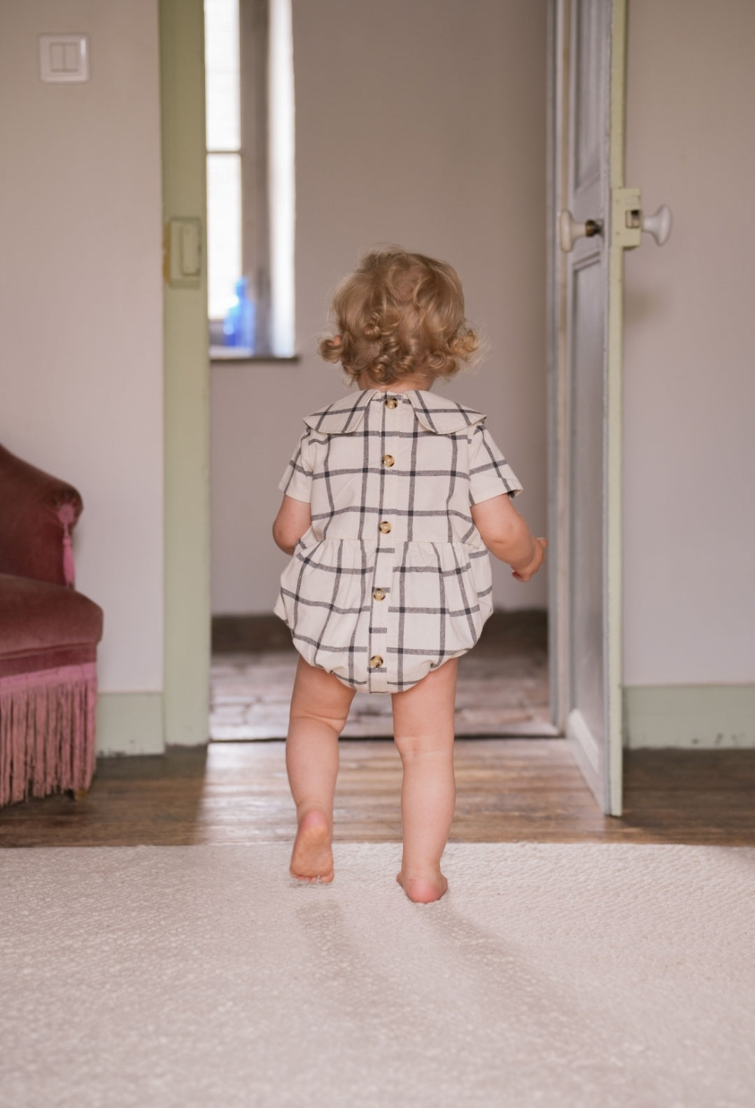 【LAST ONE】COCO ROMPER - LARGE CHECK