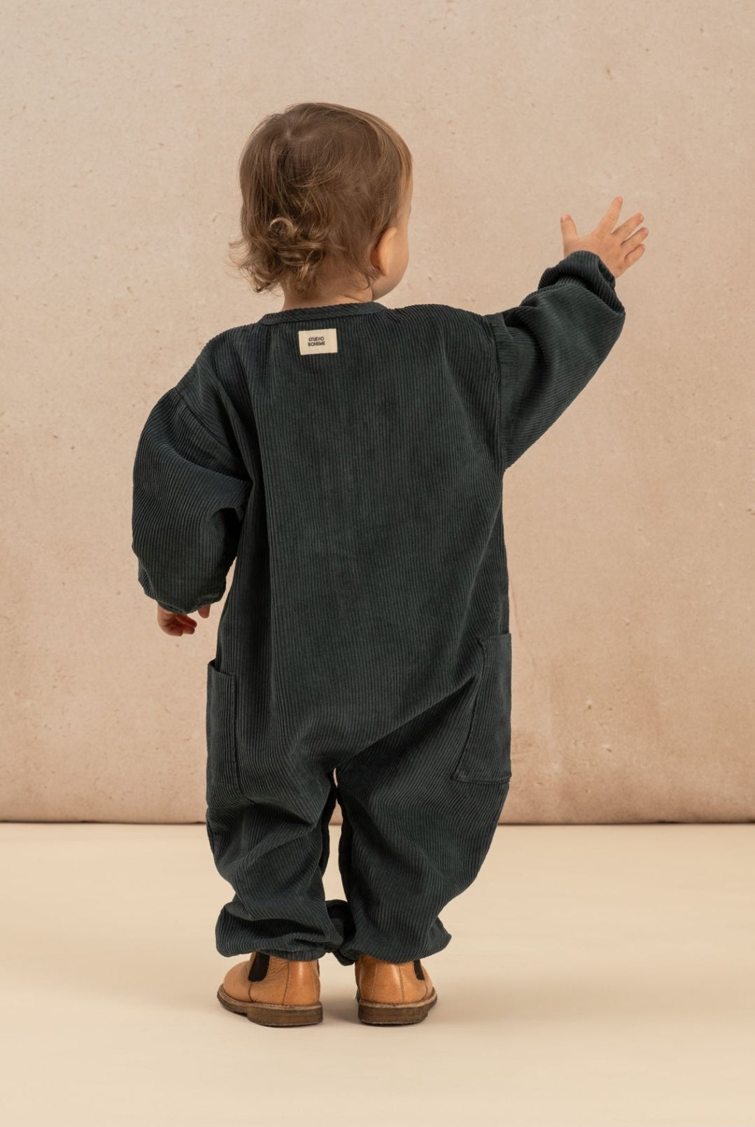 【LAST ONE】COMBINAISON BIG PAPI CORDEROY - BLEU DENIM