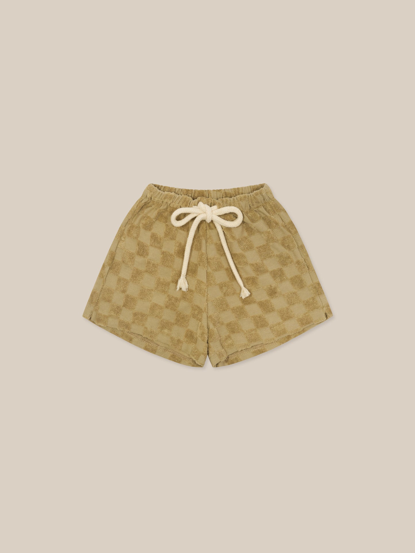 【LAST ONE】Dusky Checkboard Terry Rope Shorts
