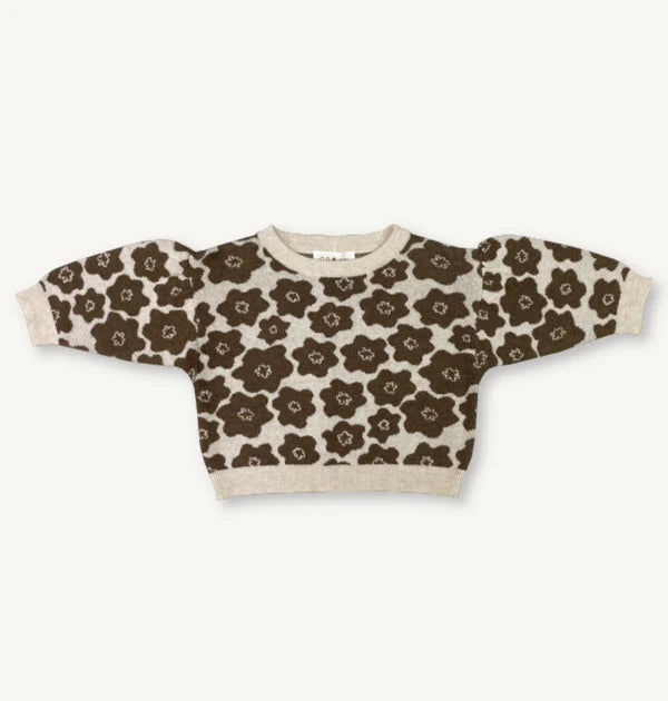 【LAST ONE】Knitted Pull Over - Flower drum