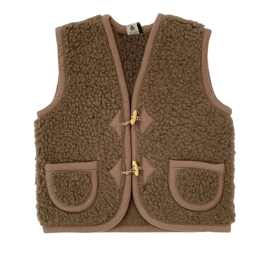 【LAST TWO】Alwero bodywarmer Alpen Junior - Bark