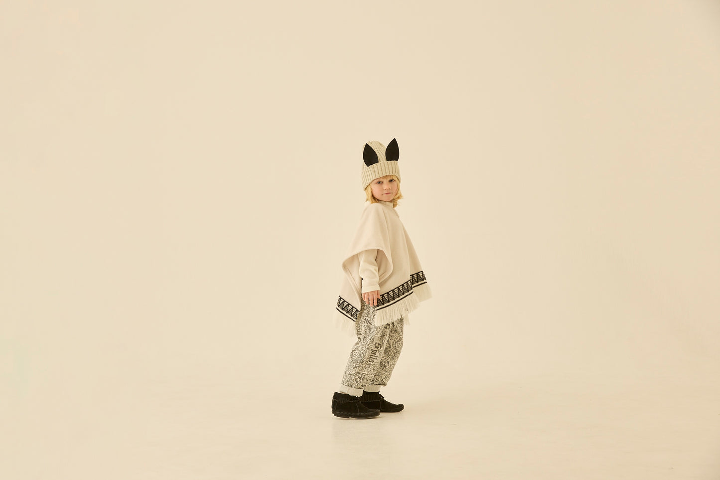 【LAST TWO】Magic Spell print Cotton Viyella Suspenders Pants