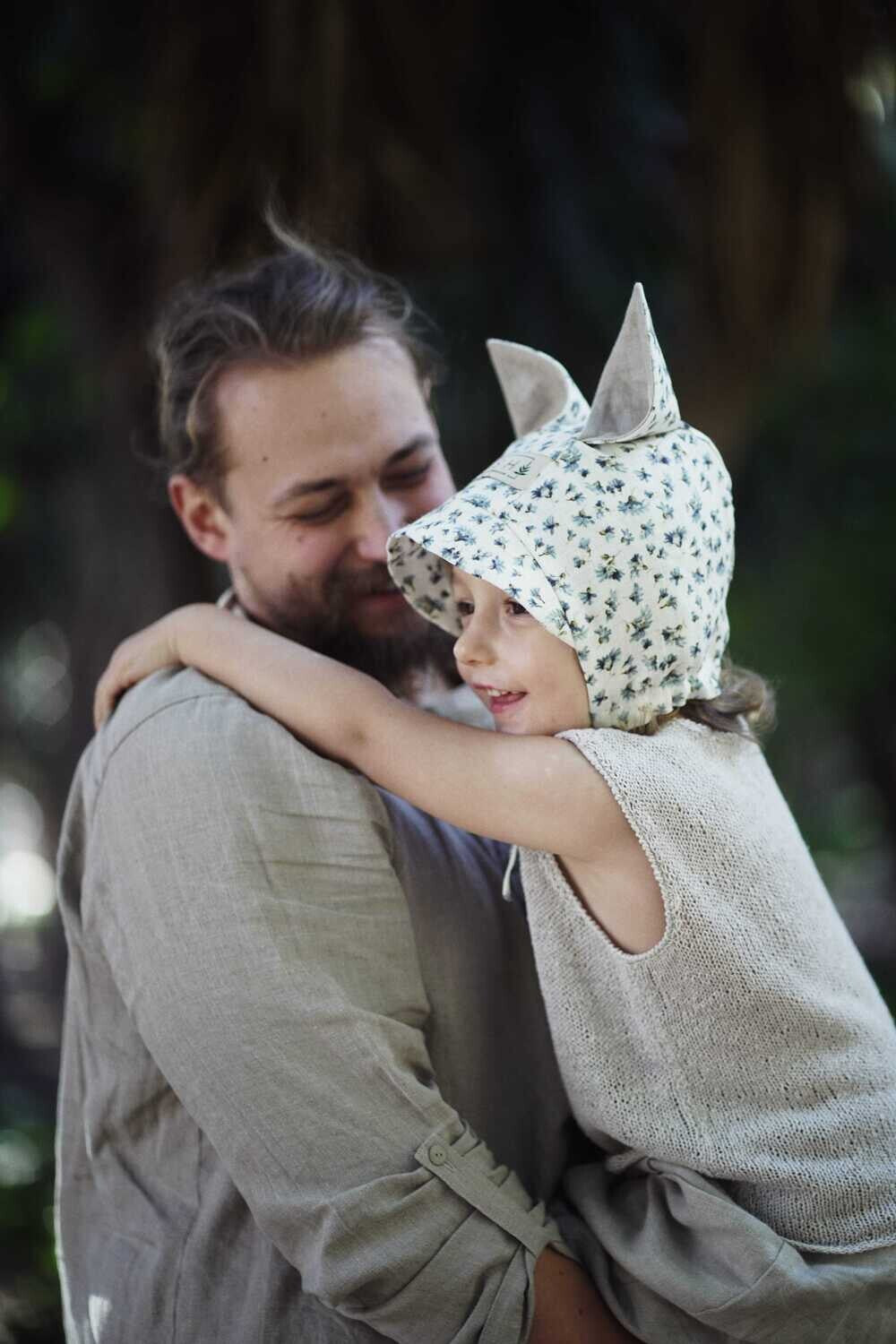 CORNFLOWER SQUIRREL BONNET