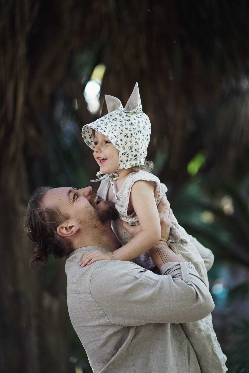 CORNFLOWER SQUIRREL BONNET