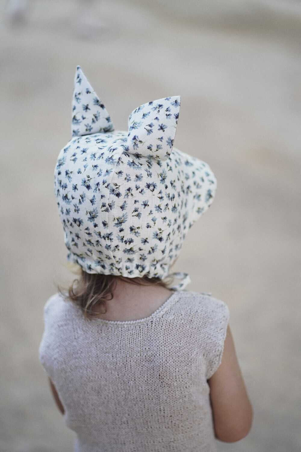CORNFLOWER SQUIRREL BONNET