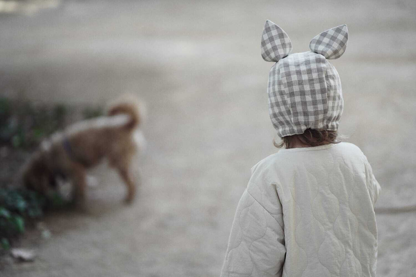 WHITEGINGHAM SQUIRREL BONNET