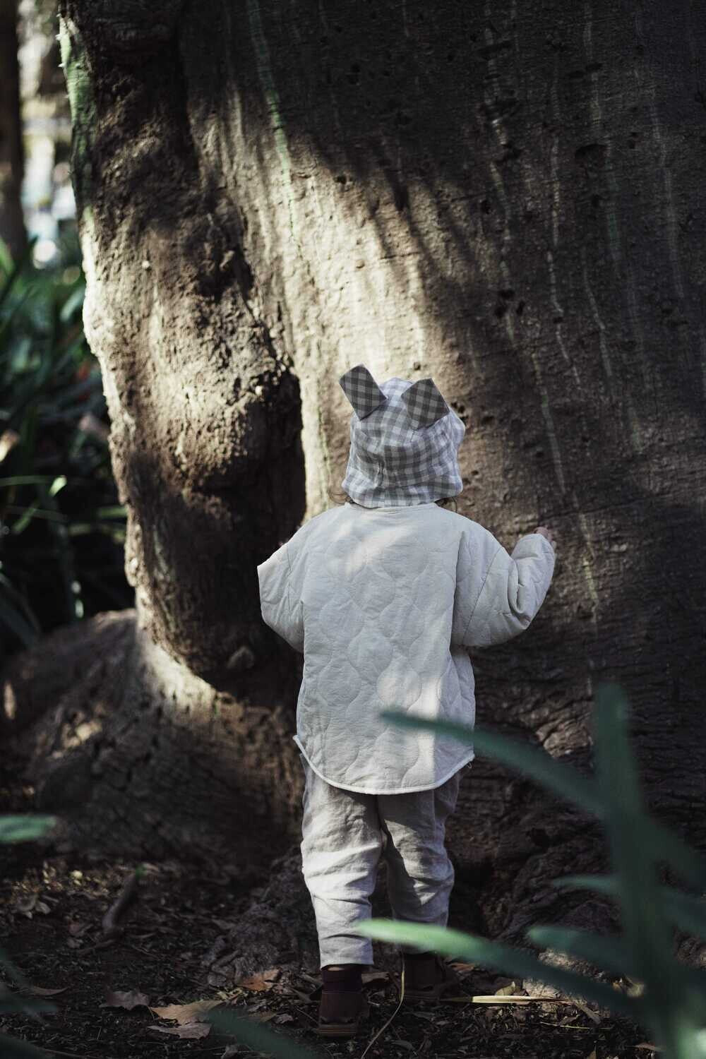 WHITEGINGHAM SQUIRREL HAT