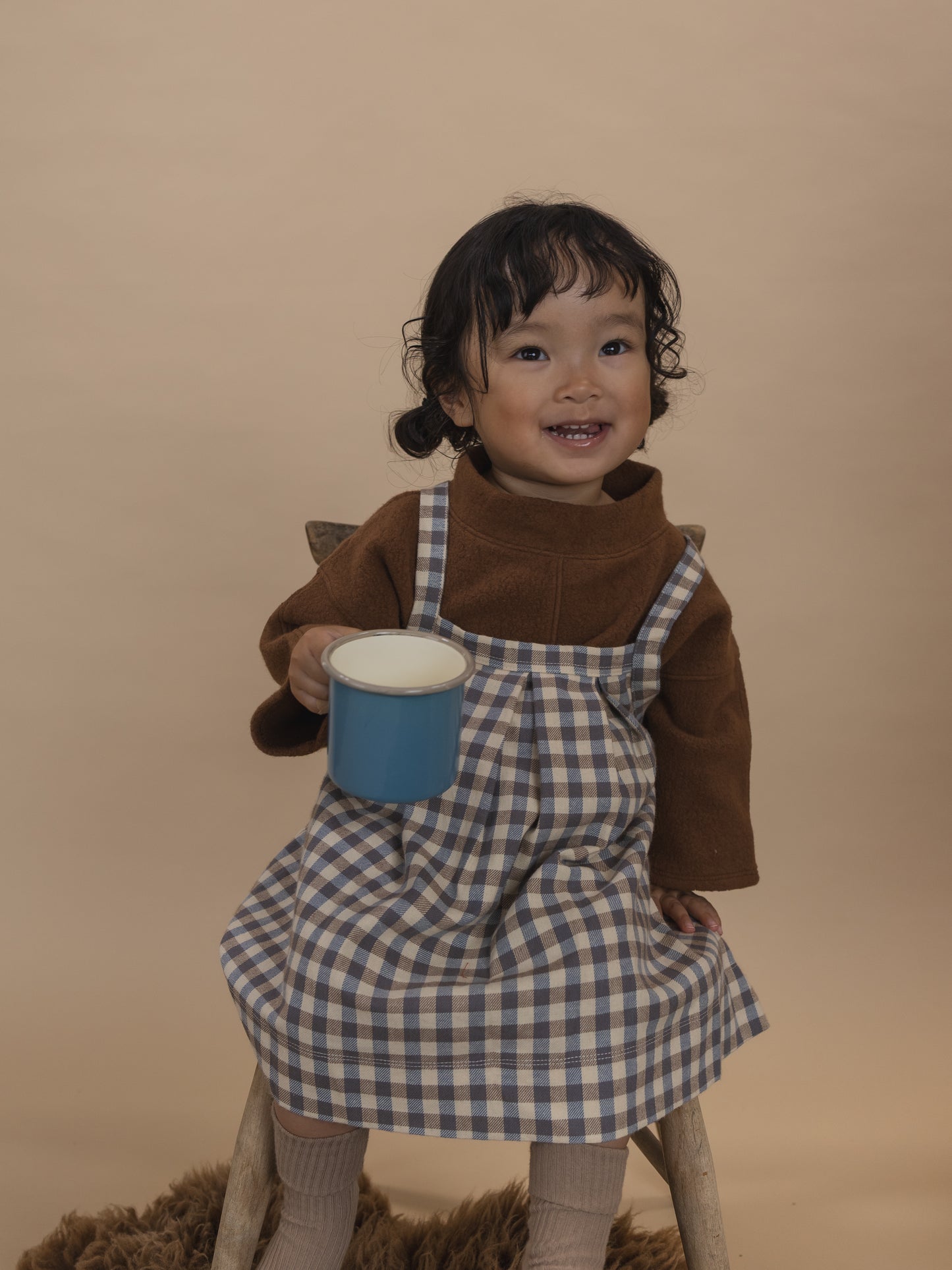 【LAST ONE】Shoreline Gingham Tribe Skirt