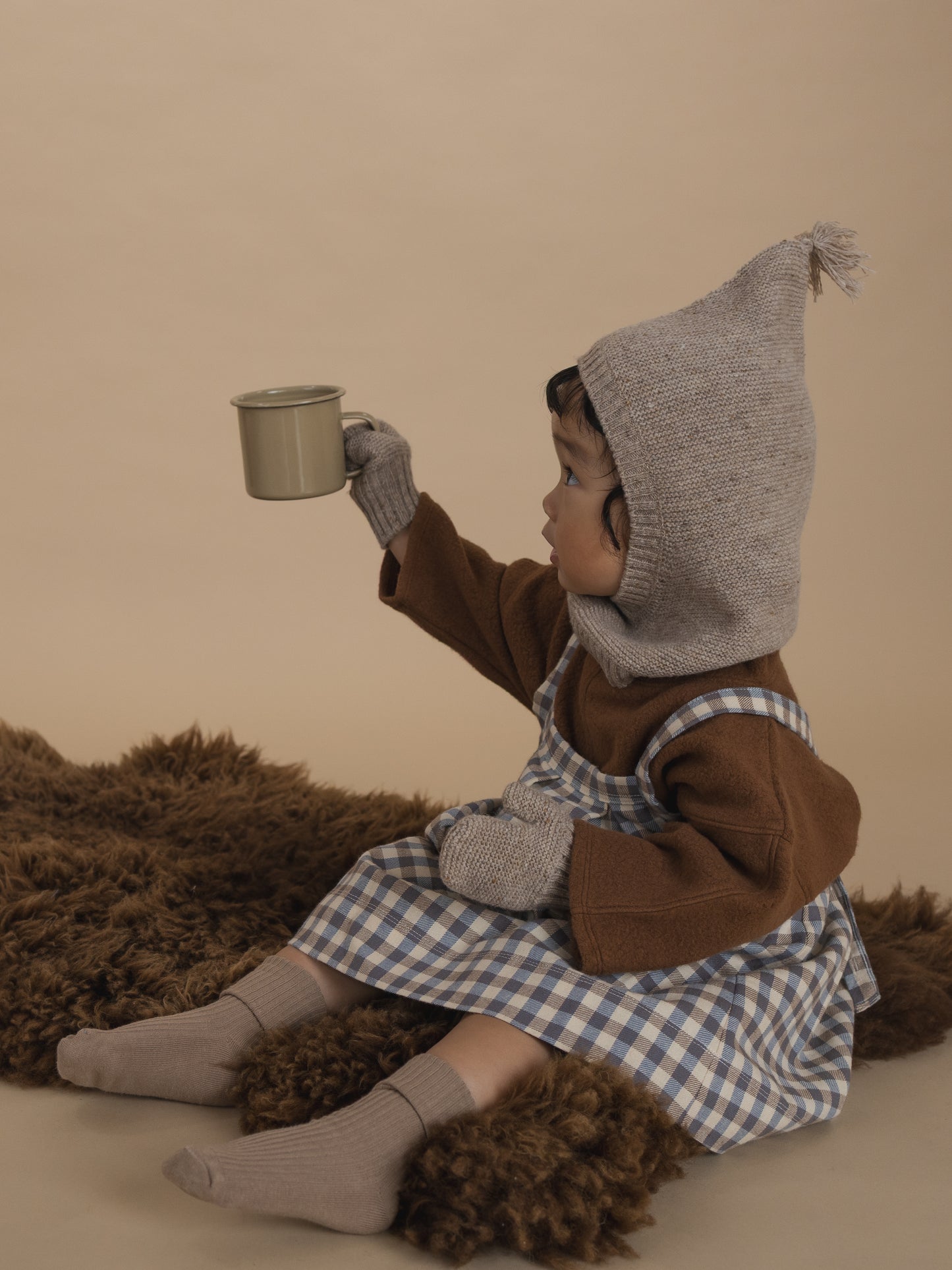 【LAST ONE】Shoreline Gingham Tribe Skirt