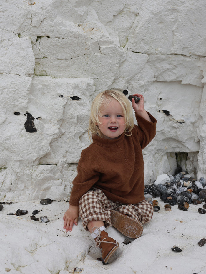 【LAST ONE】Chestnut Gingham Traveller Pants