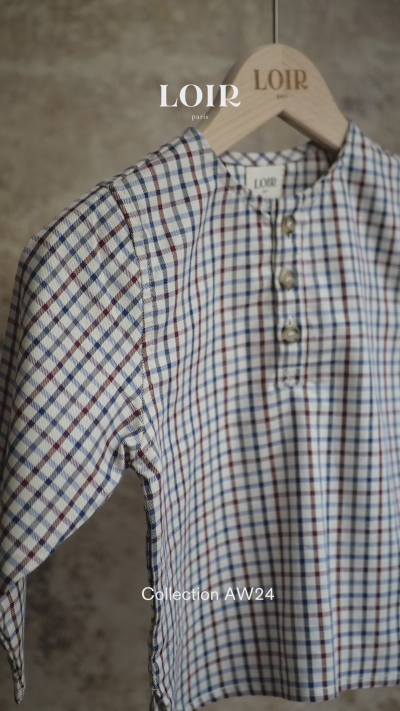 【LAST TWO】Blouse KURTA - Denim