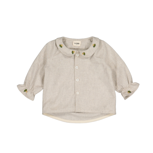 【LAST ONE】Chemise PAOLA brodée - Crème