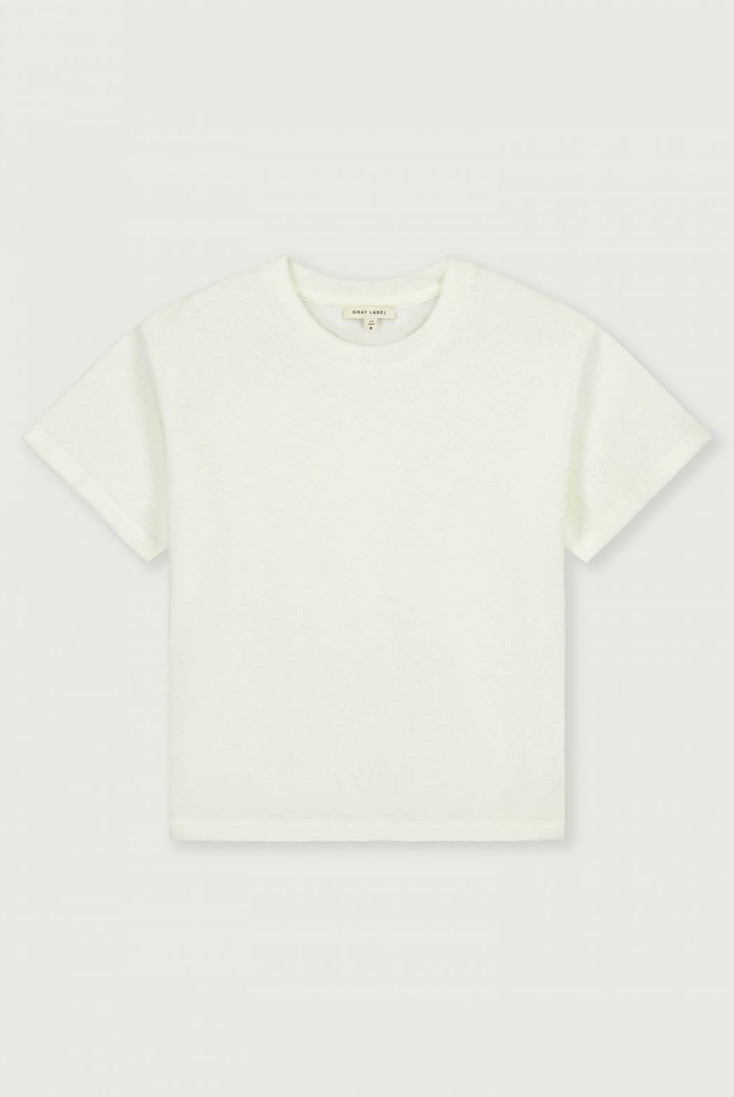 TERRY OVERSIZED TEE GOTS/Cream