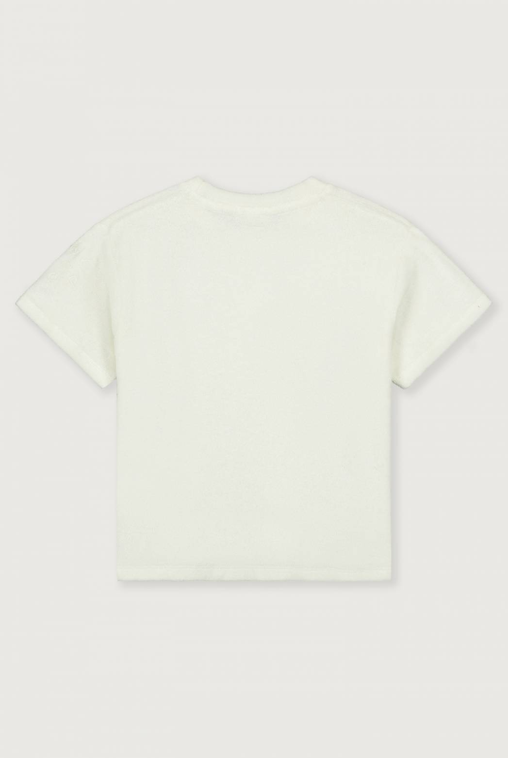 TERRY OVERSIZED TEE GOTS/Cream
