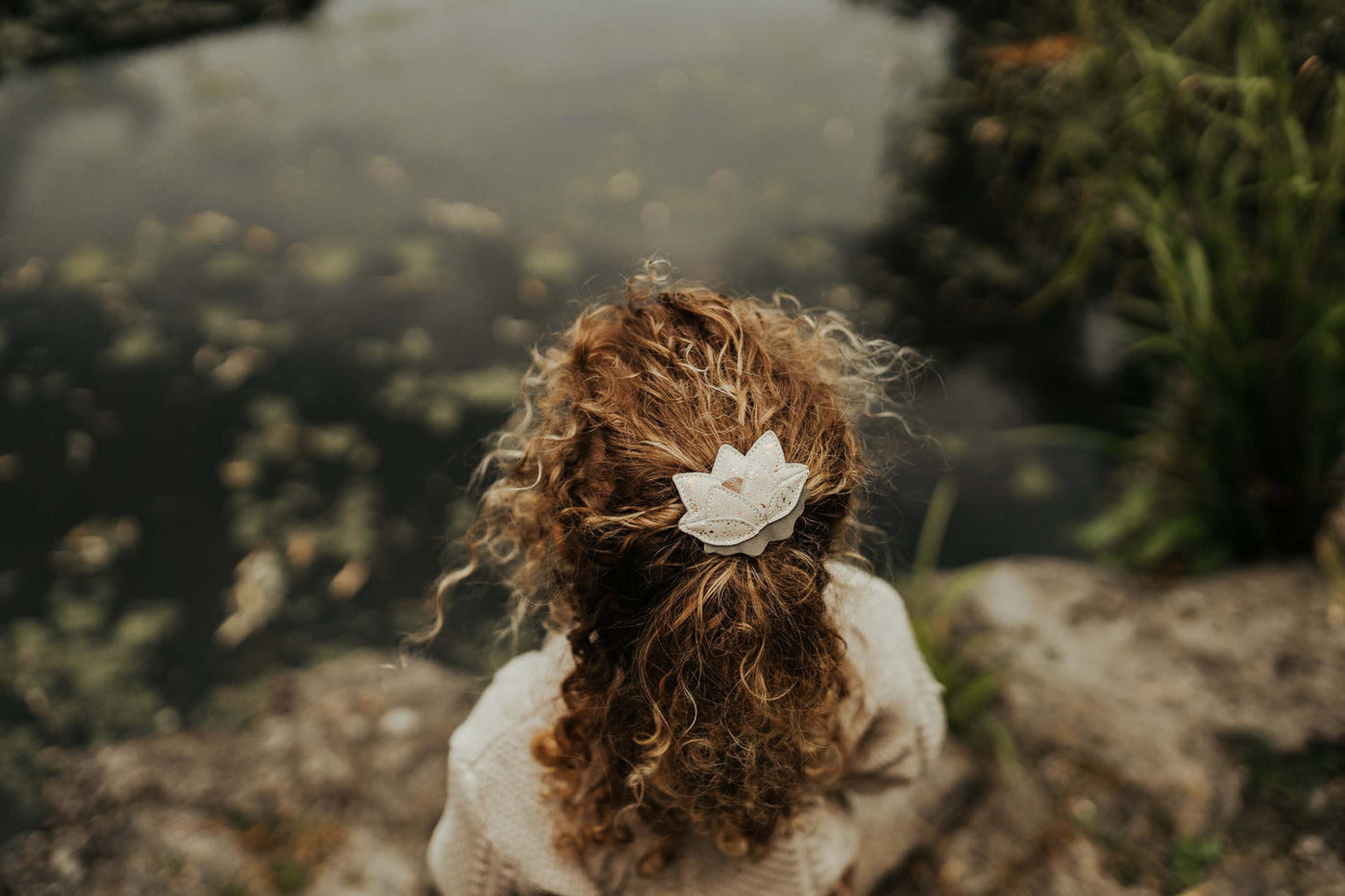 Zaza Fields Hairclip | Water Lily