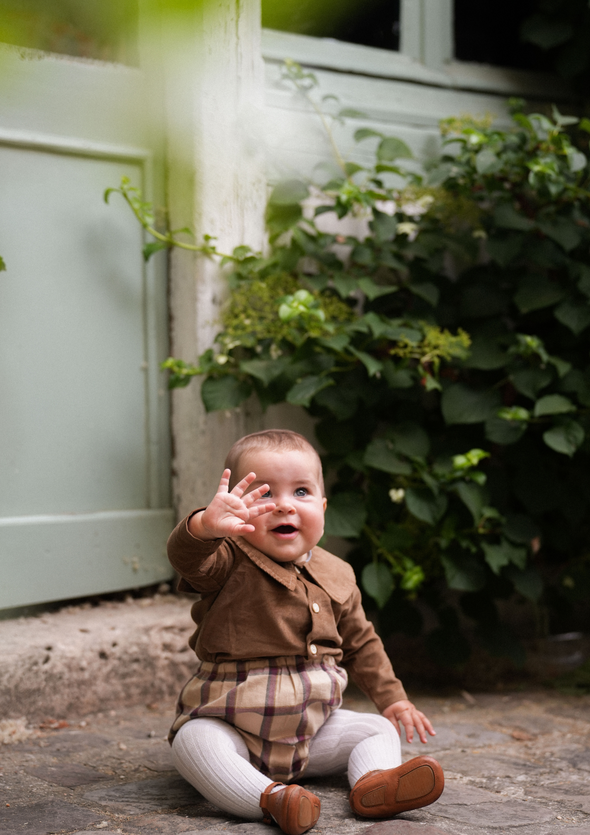 【LAST ONE】Shirt LORETTE - Velours brun