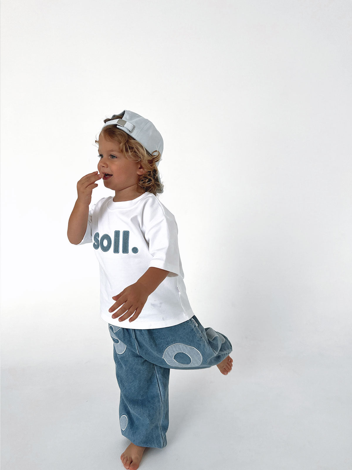 Kids Soll Denim Logo Tee - Original
