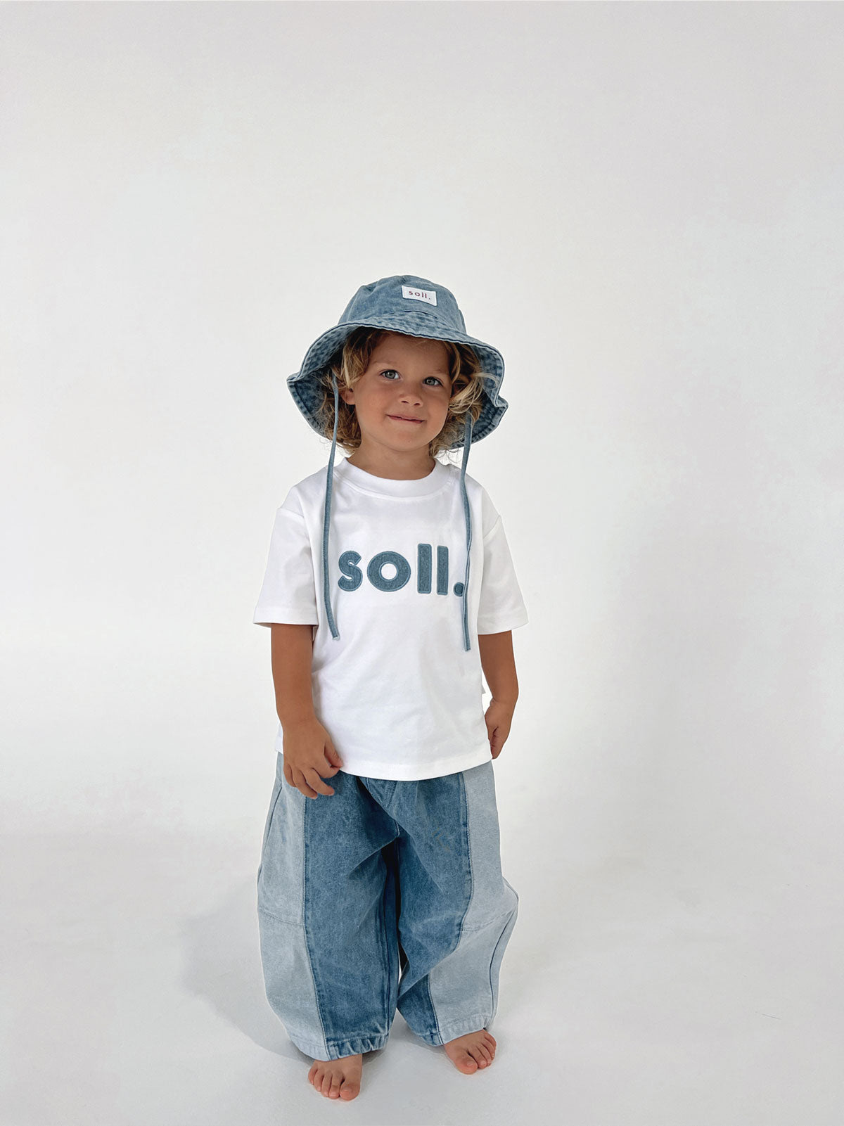 【LAST ONE】Kids Denim Bucket Hat - Original