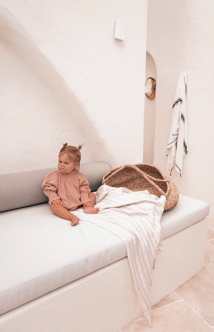 【LAST TWO】IRIS ROMPER - ROSE