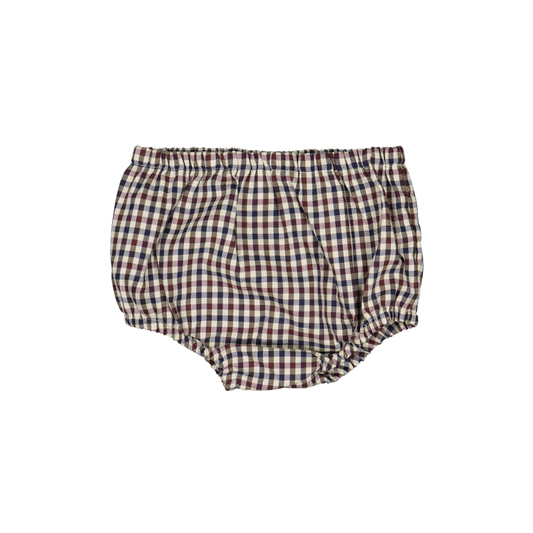 【LAST TWO】Bloomer ALICE - Vichy bleu & rouge