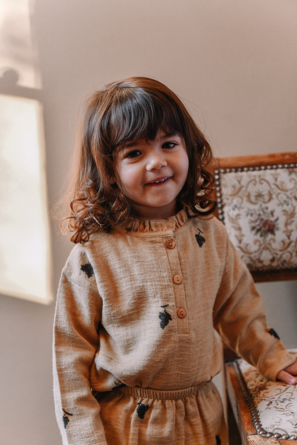 BLOUSE OLYMPE - BRONZE RAISIN
