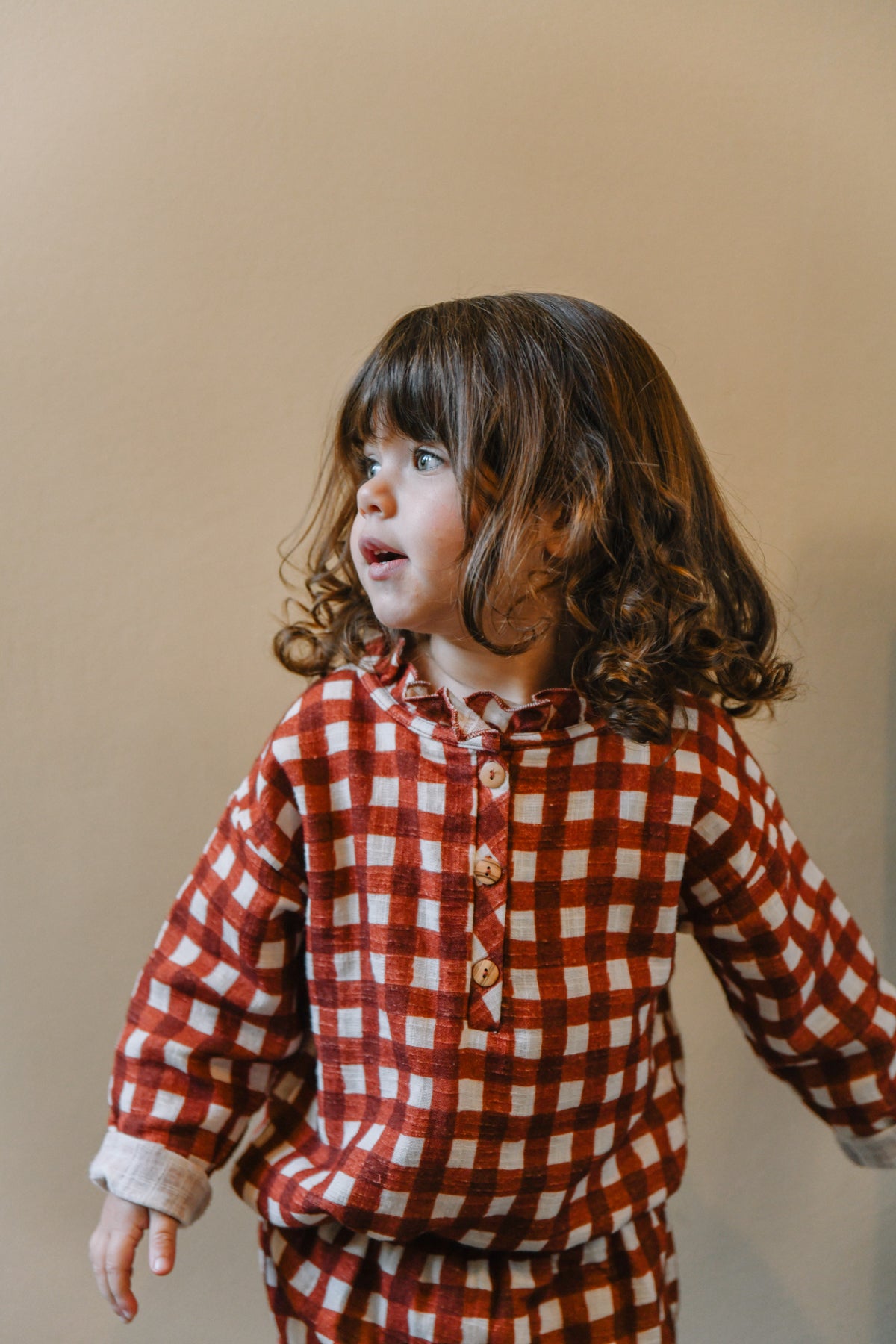 【LAST ONE】OLYMPE BLOUSE - ROUILLE VICHY