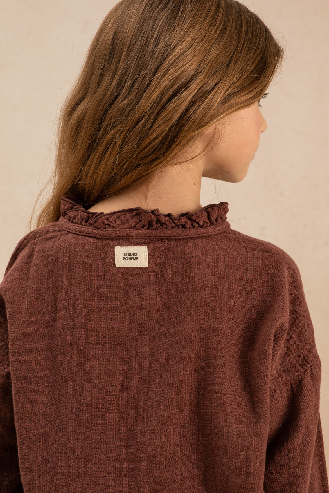 【LAST TWO】OLYMPE BLOUSE - PLUM
