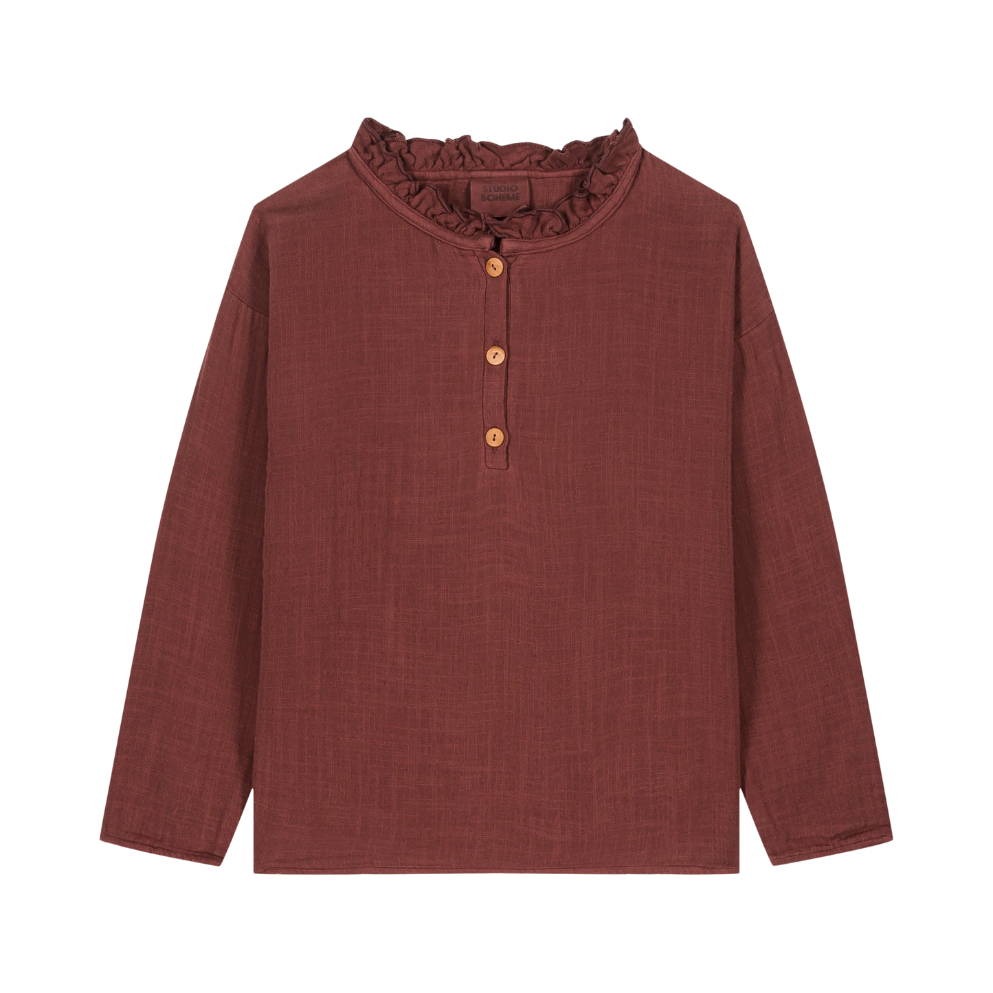 【LAST TWO】OLYMPE BLOUSE - PLUM
