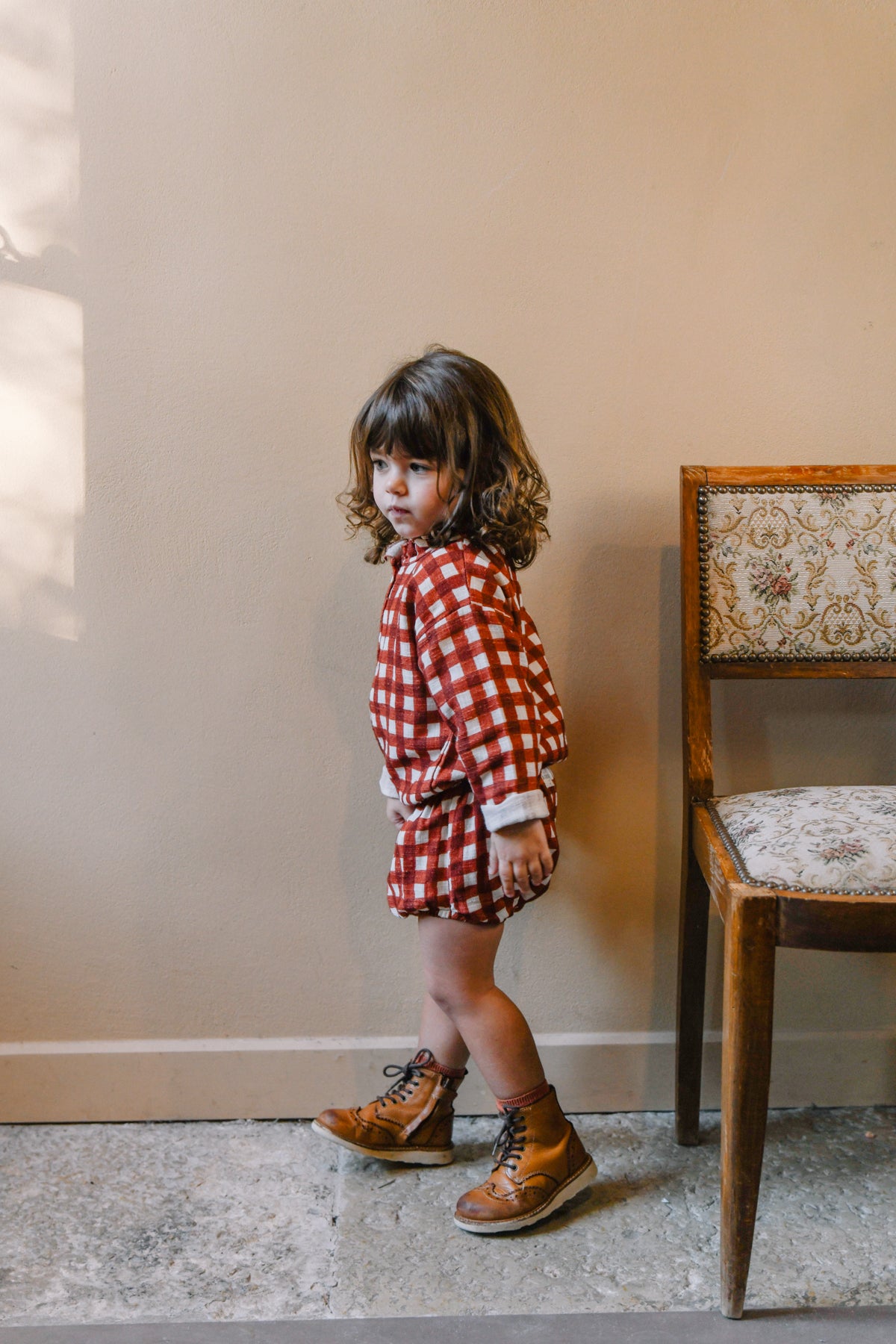 【LAST ONE】OLYMPE BLOUSE - ROUILLE VICHY