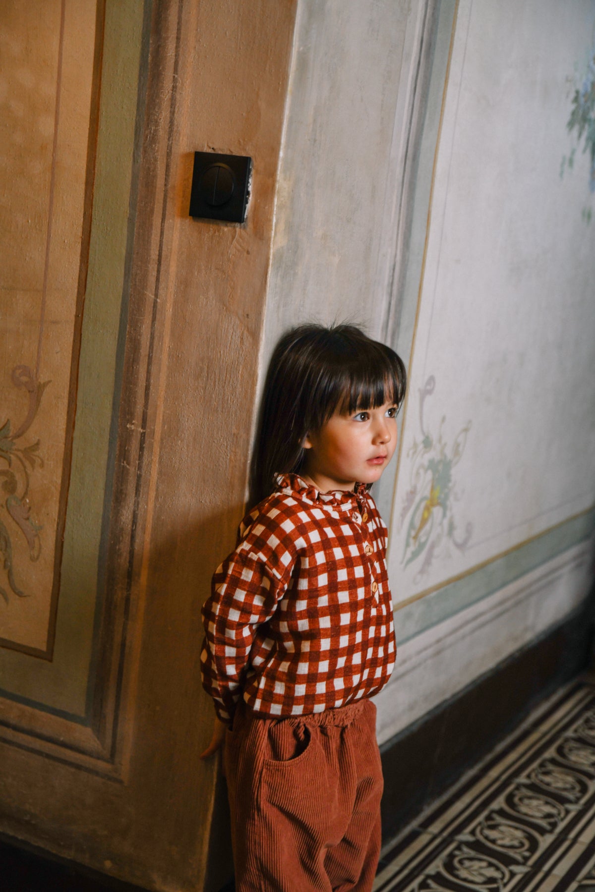 【LAST ONE】OLYMPE BLOUSE - ROUILLE VICHY