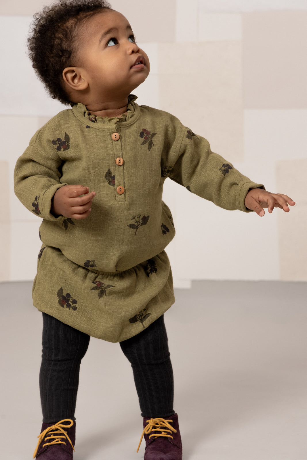 BLOUSE OLYMPE VERT ALOE MÛRES