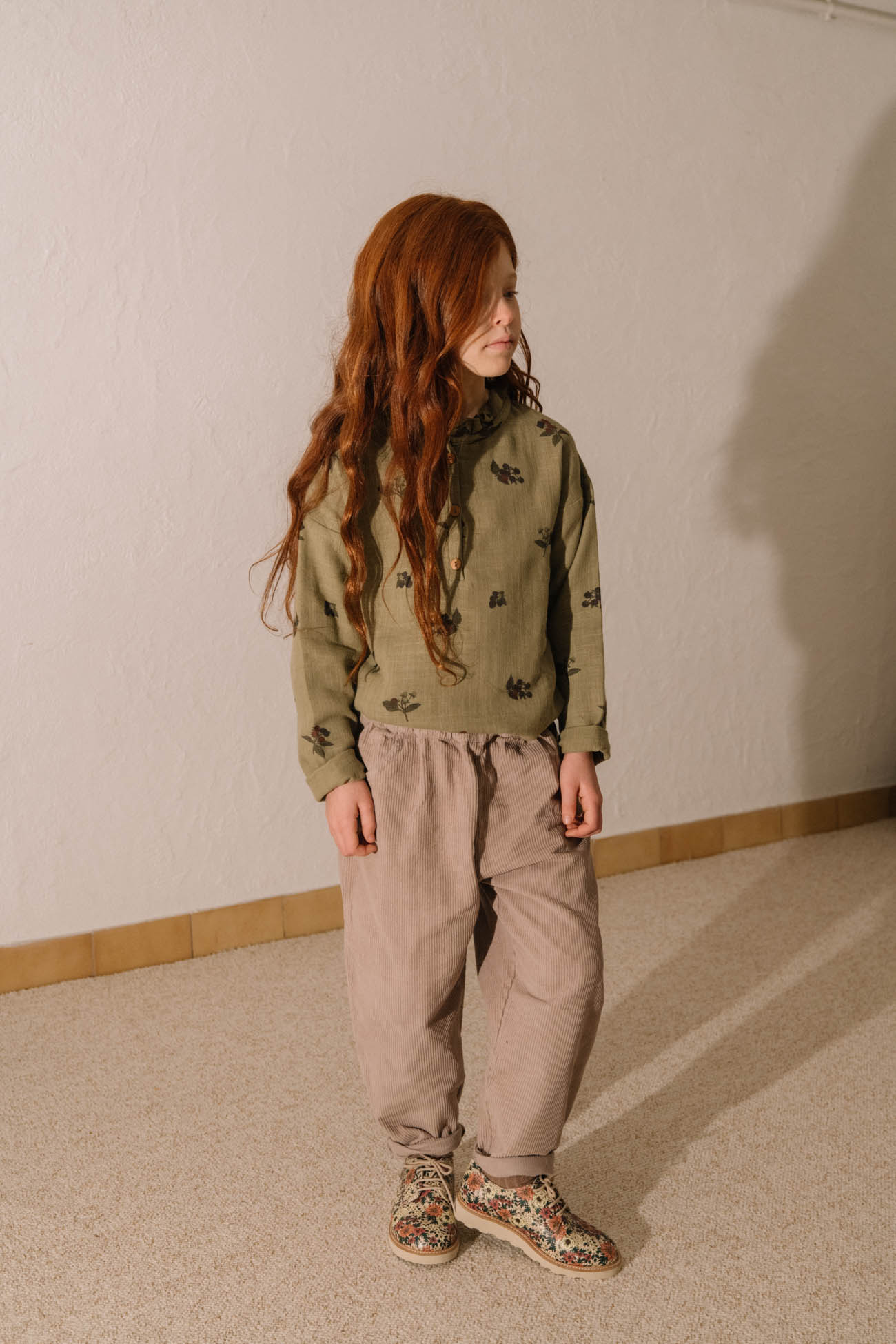 BLOUSE OLYMPE VERT ALOE MÛRES