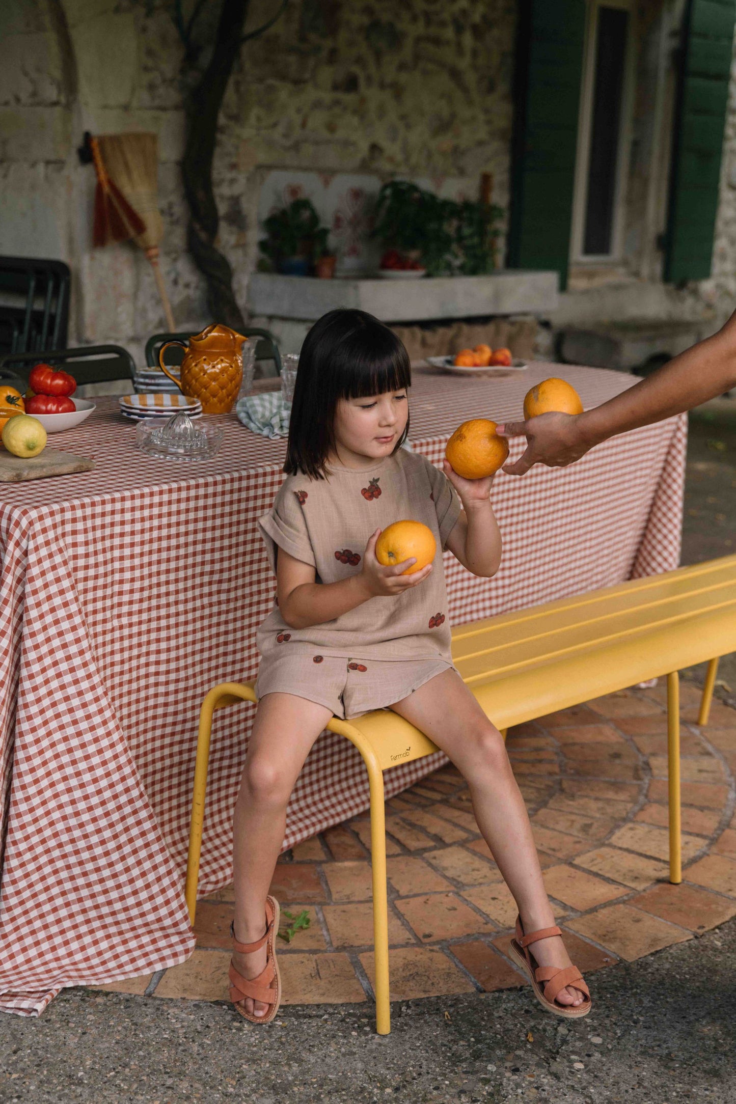 【LAST TWO】BLOUSE PRASLIN - NOUGAT TOMATES