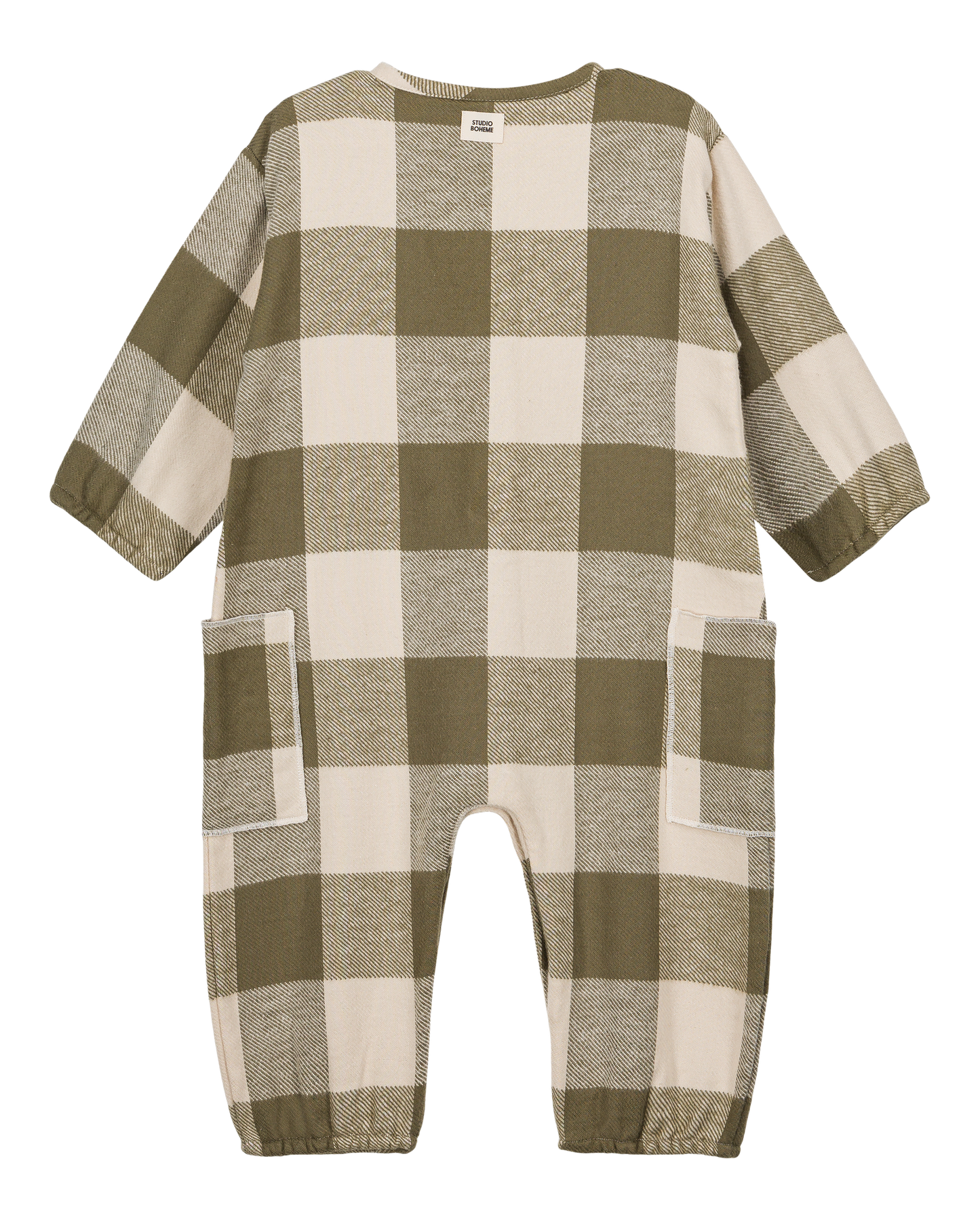 【LAST ONE】COMBINAISON FLANNEL BIG PAPI KAKI VICHY