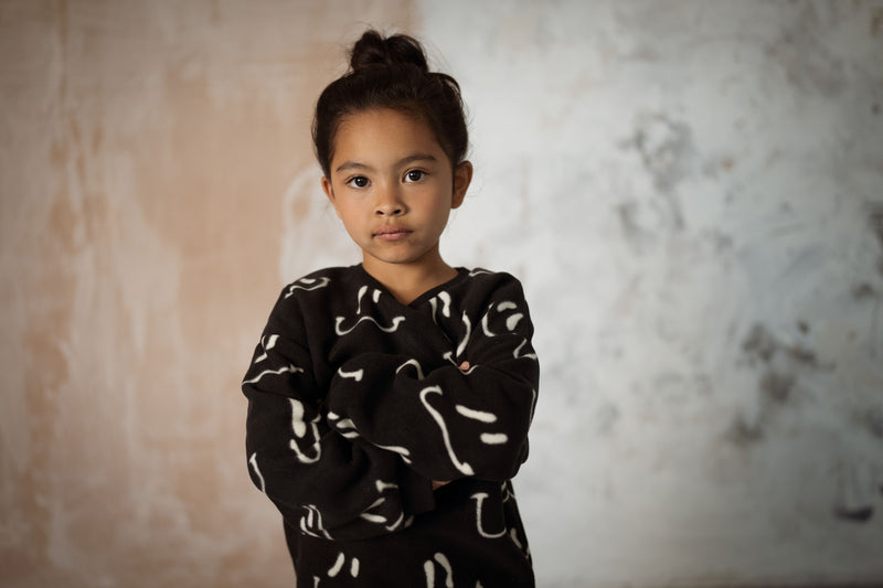 WAVY GRIN POLAR FLEECE KIDS SWEATSHIRT