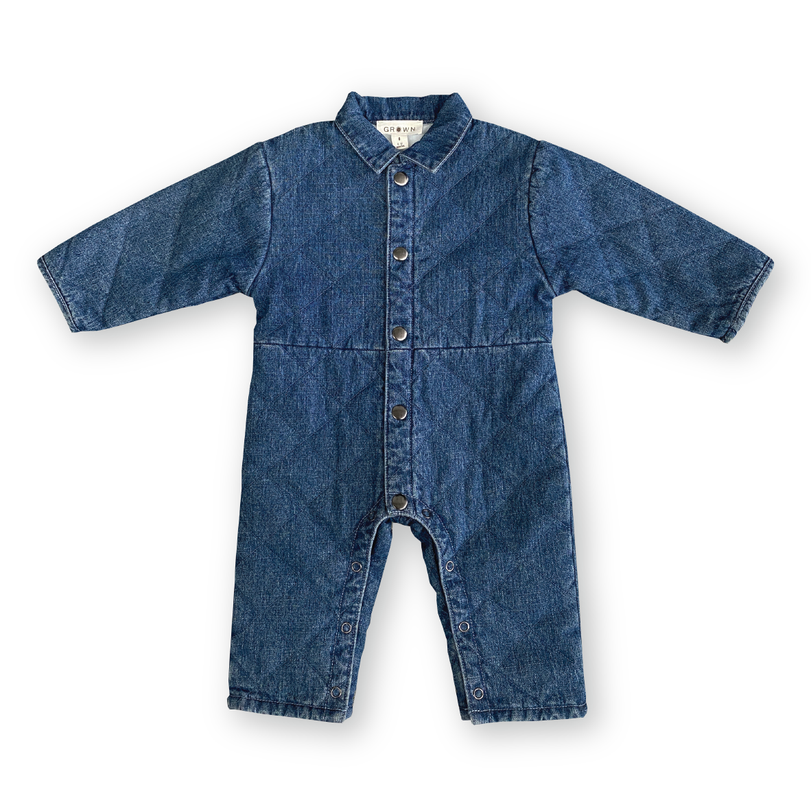 Quilted Hemp Denim Boiler Suit