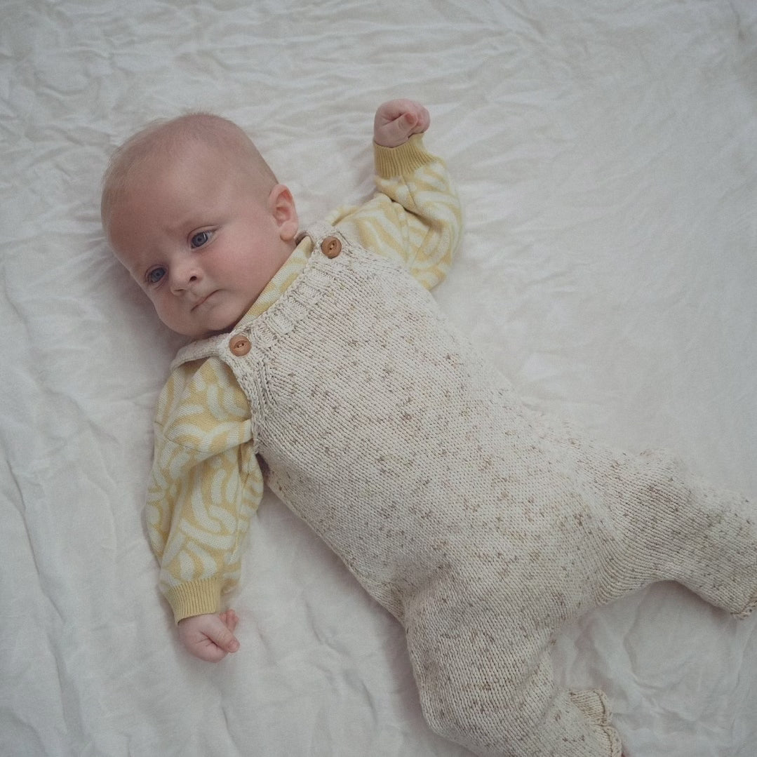 【LAST ONE】Organic Funfetti Overalls - Splice