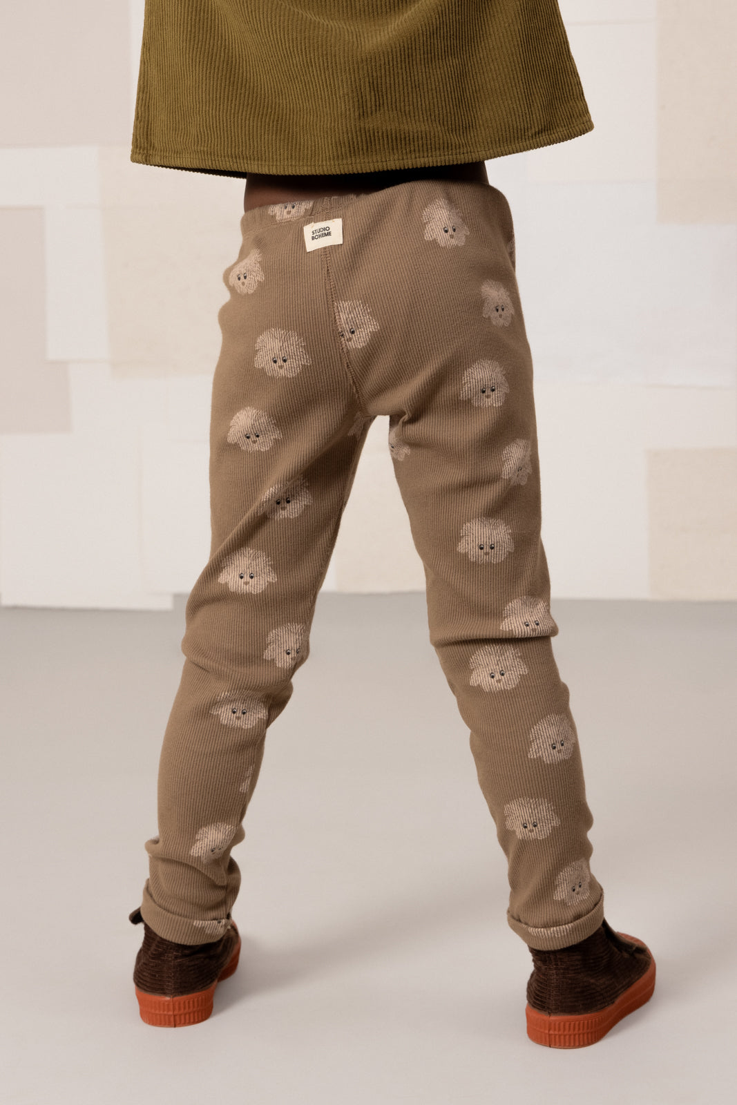 LEGGINGS ROM POM MOCHA CHIEN
