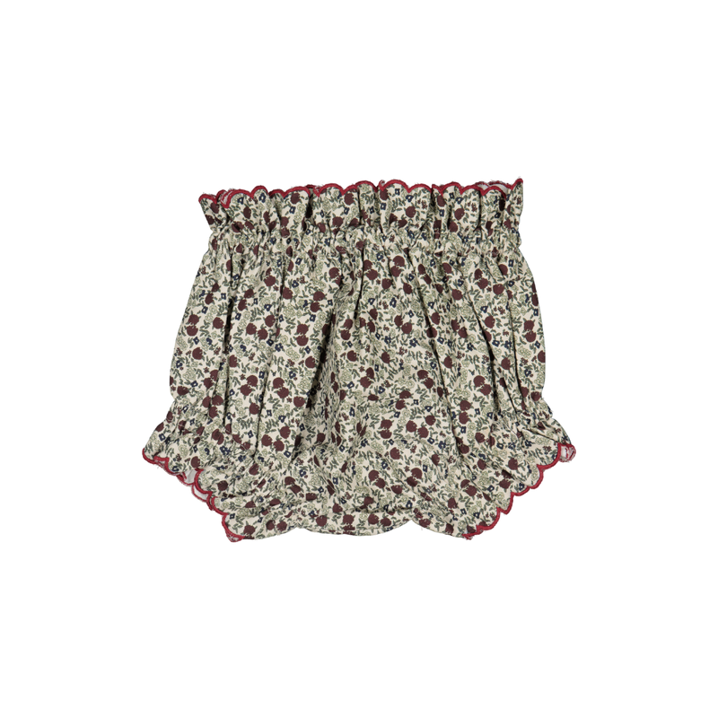 【LAST ONE】Bloomer LEONOR - Fleurs bordeaux