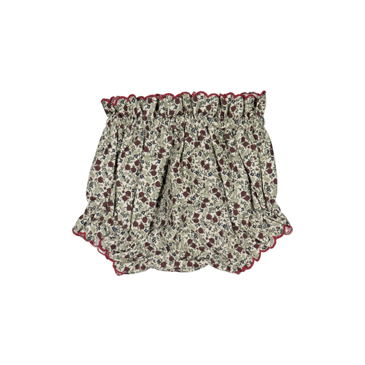 【LAST ONE】Bloomer LEONOR - Fleurs bordeaux