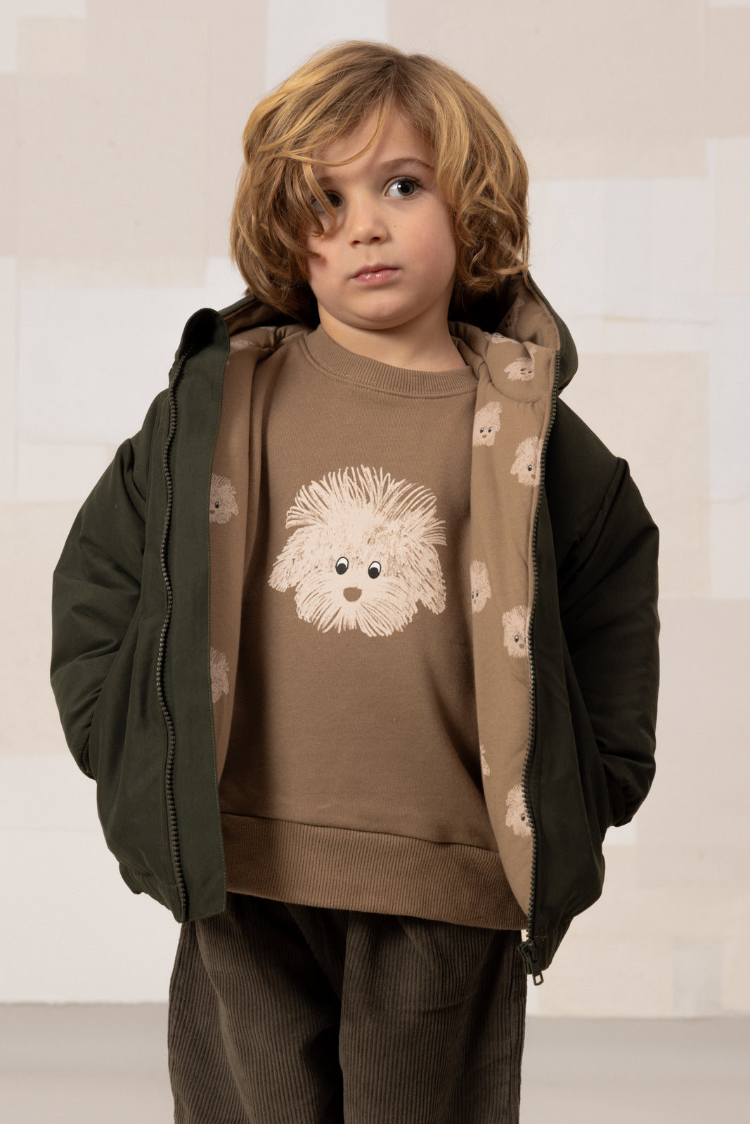 MANTEAU FRIO RAIN KAKI CHIEN