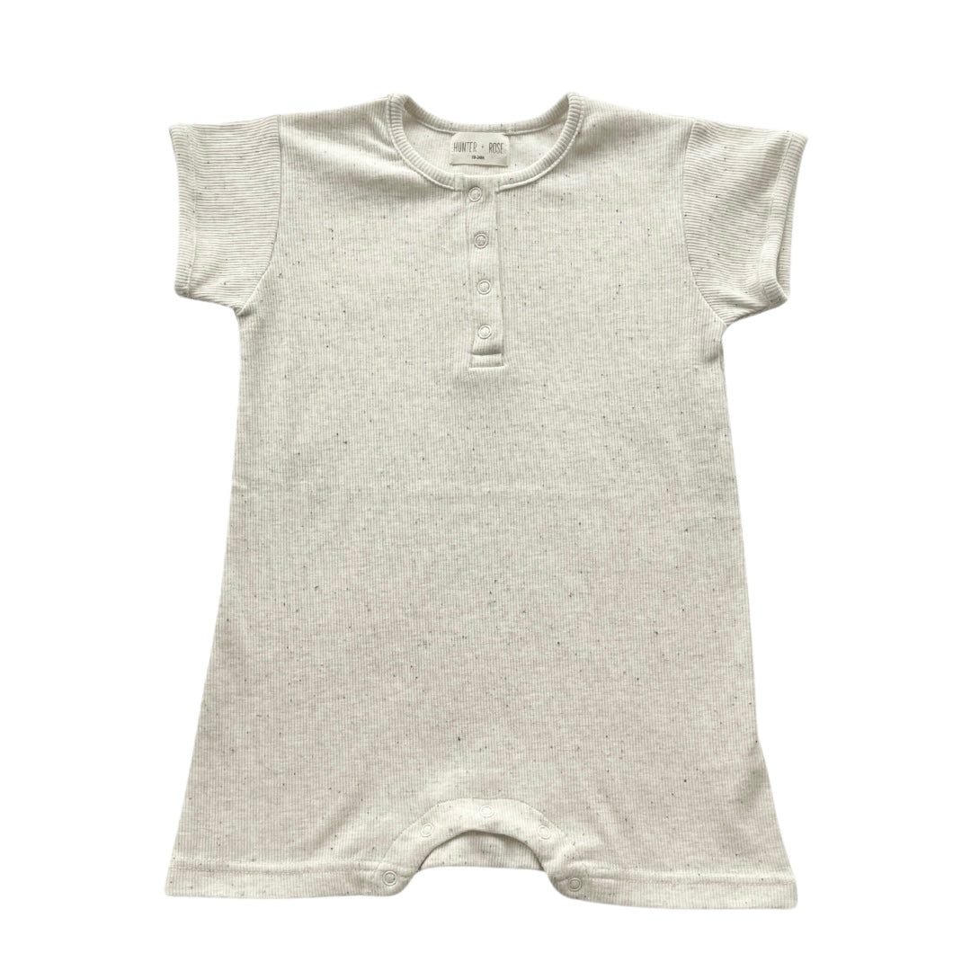 【LAST ONE】Milk Flecked Jaxx Romper