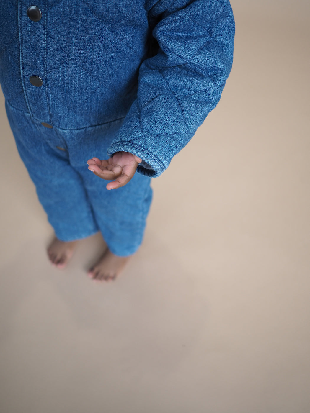Quilted Hemp Denim Boiler Suit