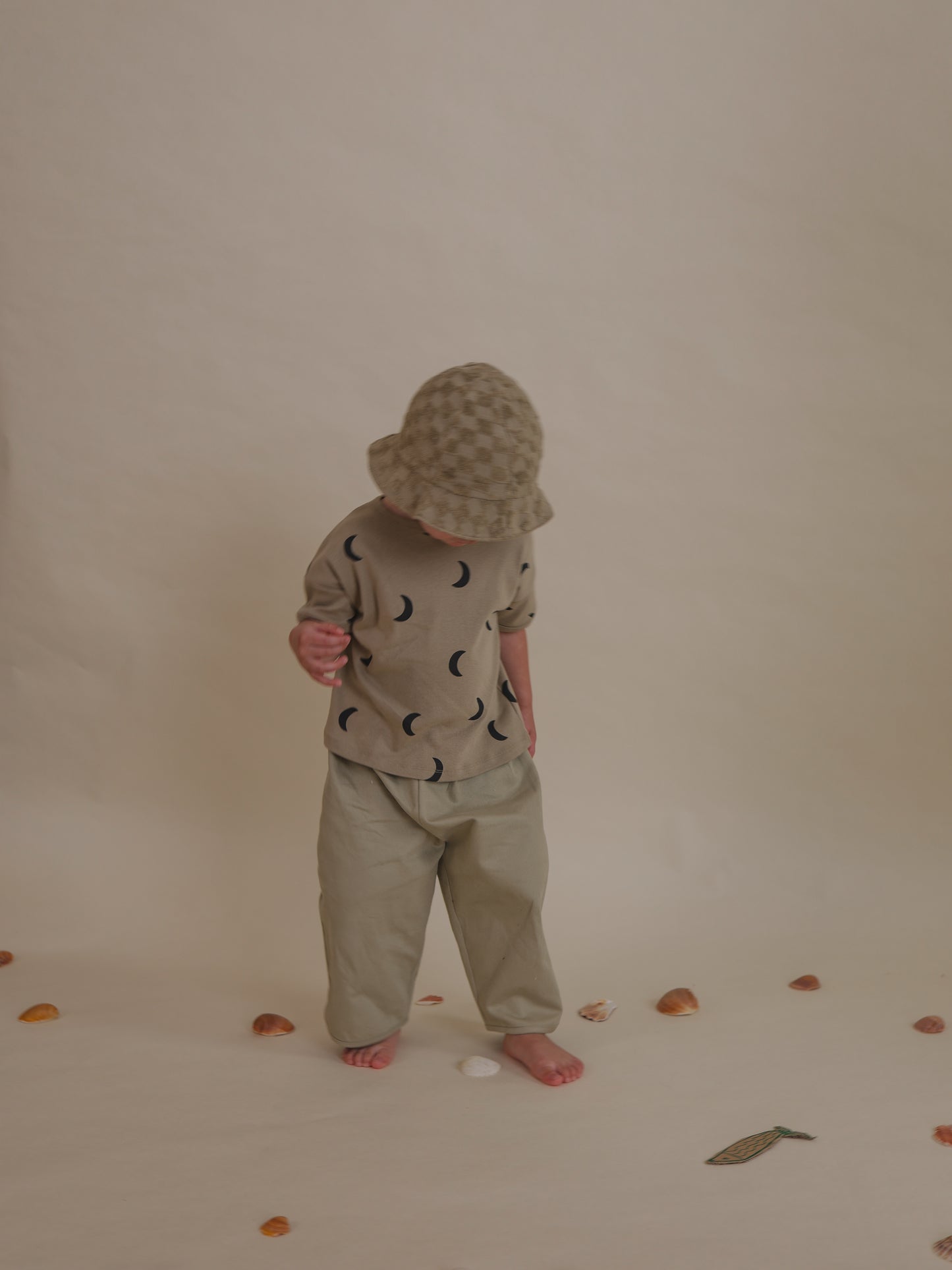 【LAST TWO】Dusky Checkboard Terry Sun Hat