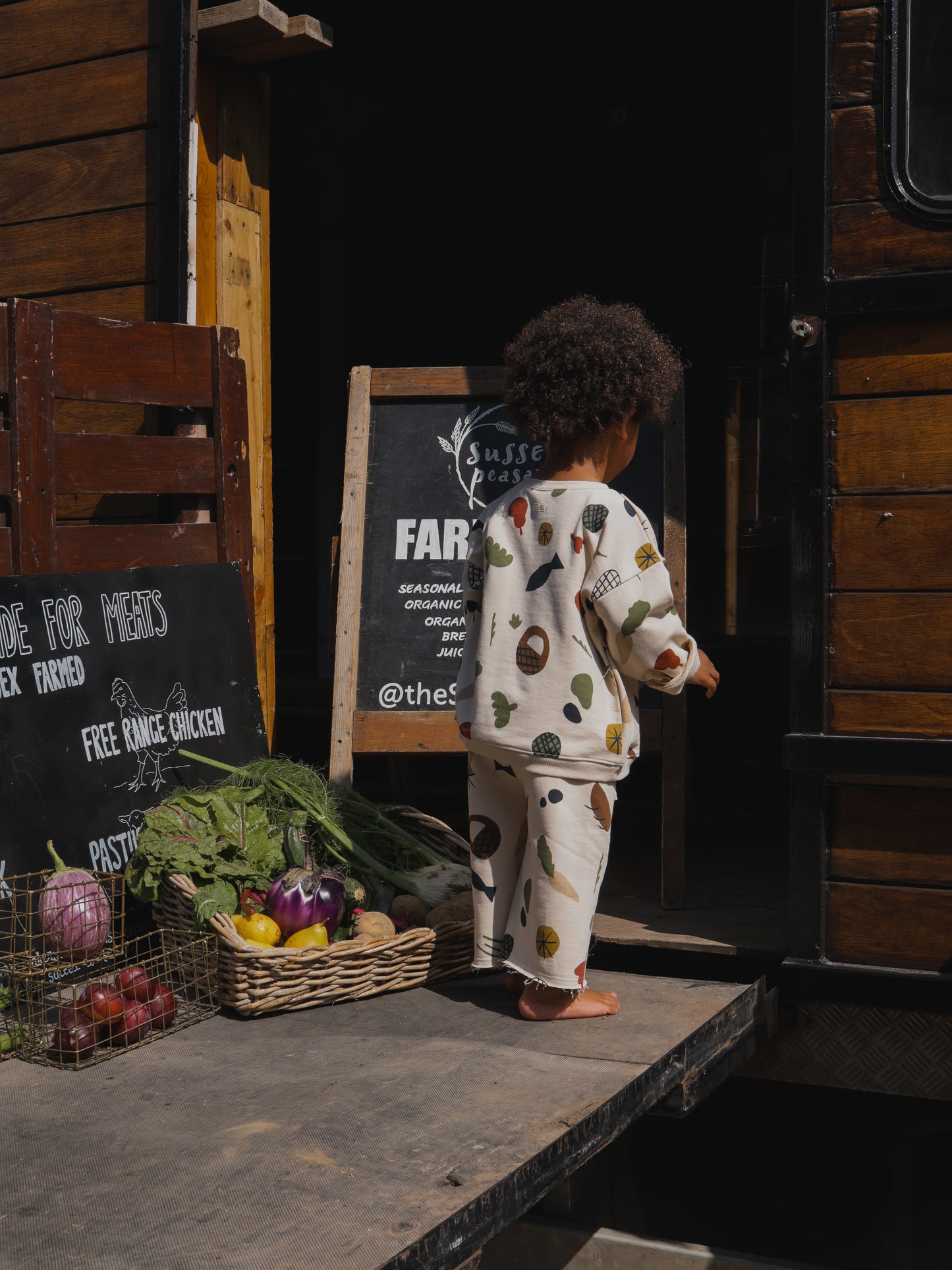 【LAST TWO】Farmers Market Wide Leg Pants