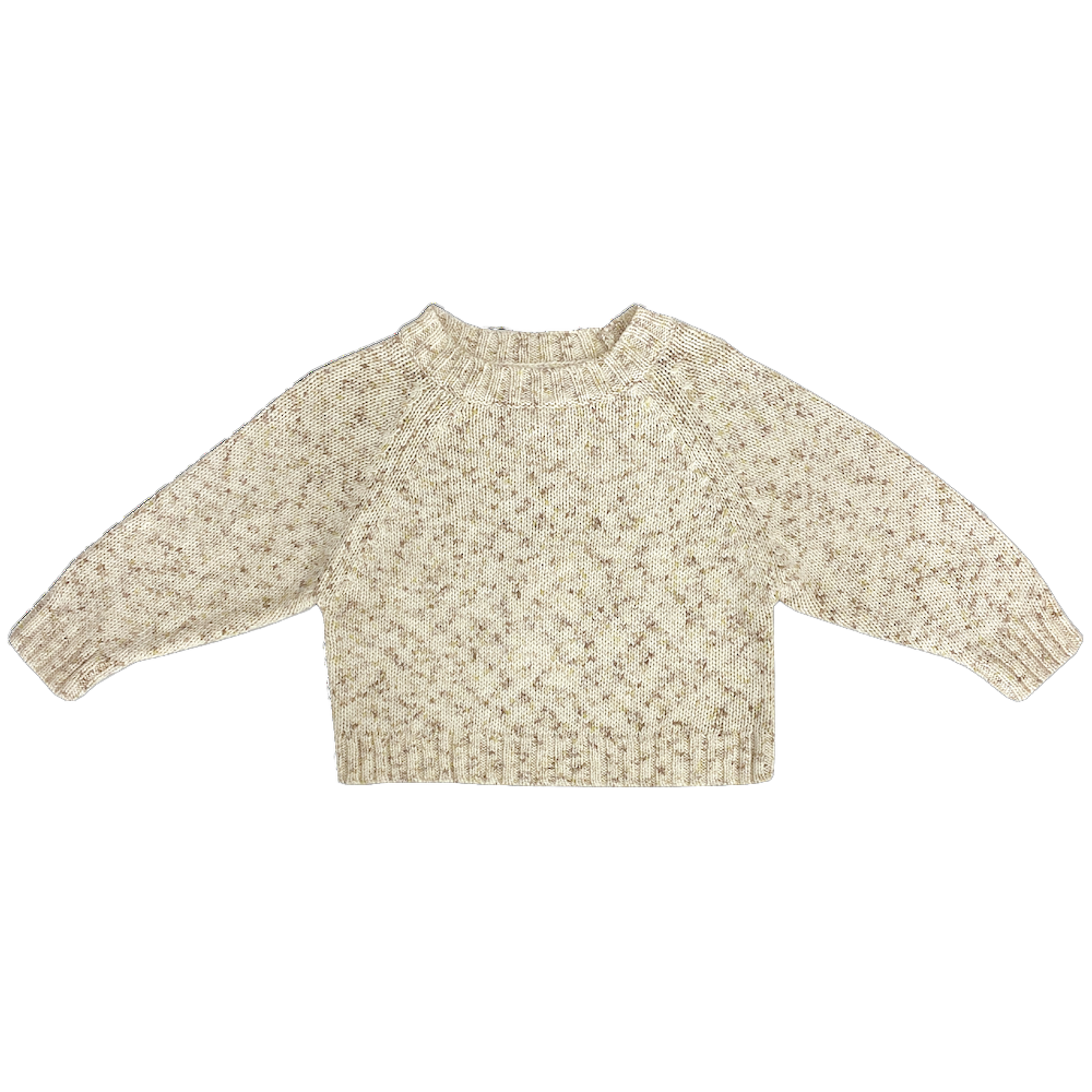 【LAST TWO】Organic Funfetti Raglan Pull Over - Splice