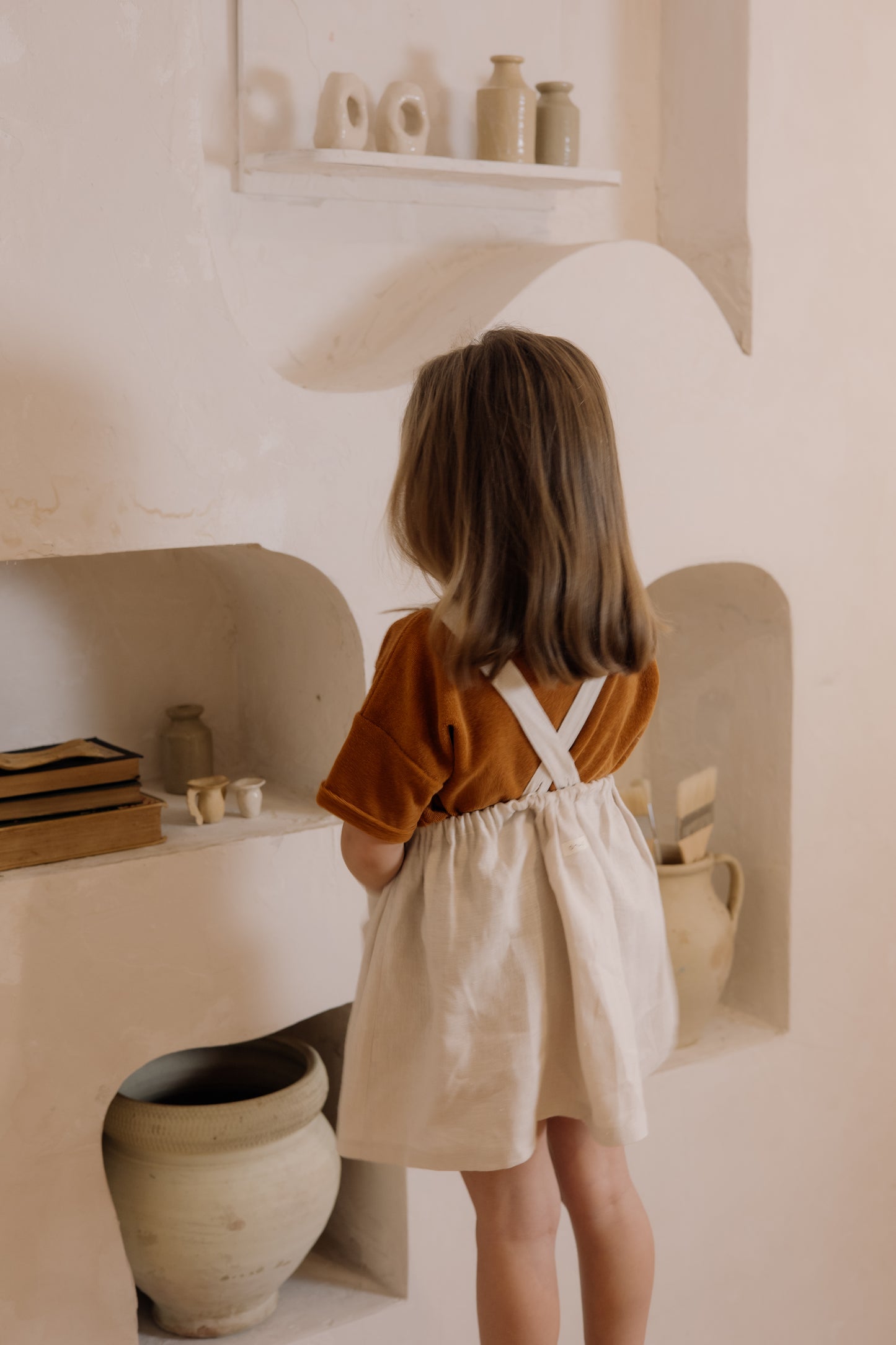 【LAST ONE】Ceramic White Maker Crossback Skirt