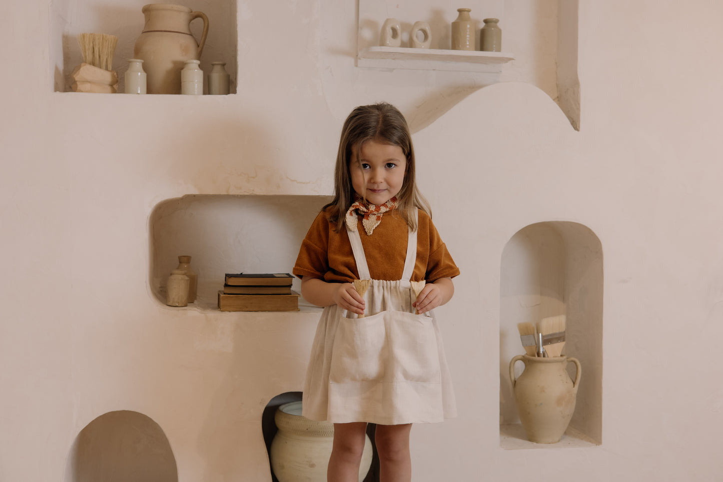 【LAST ONE】Ceramic White Maker Crossback Skirt