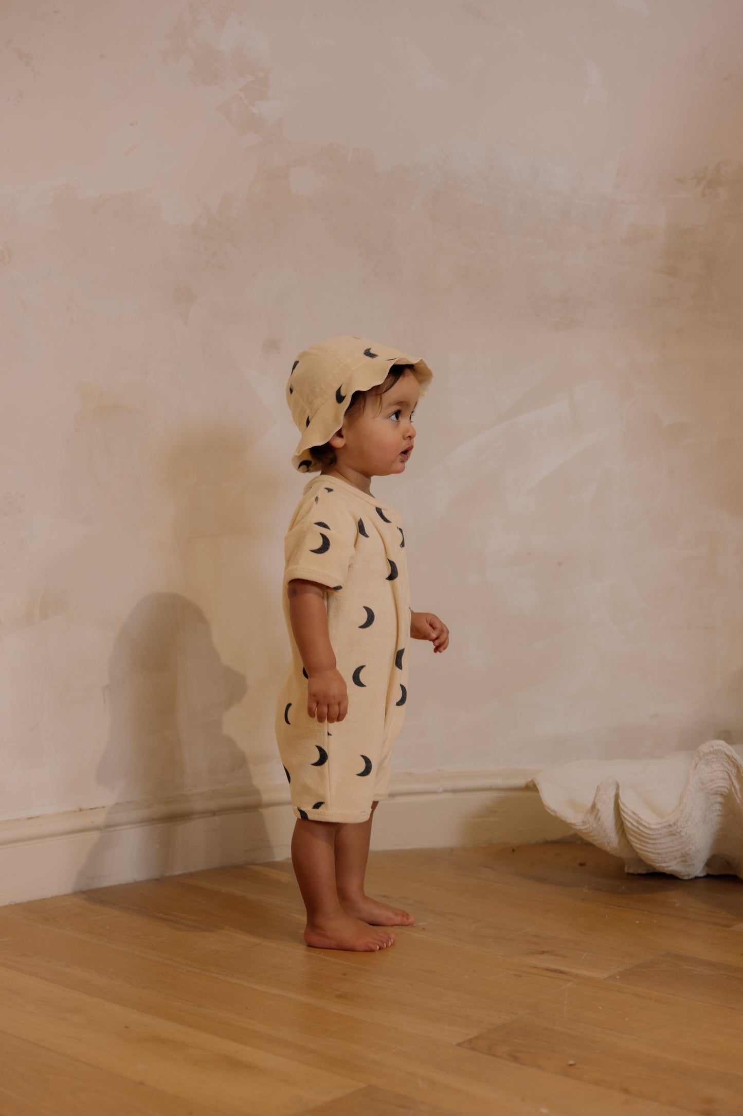【LAST ONE】Pebble Midnight Terry Beach Romper